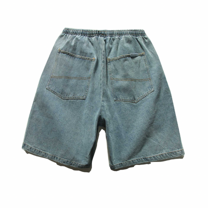 ダーティデニム　ショートパンツ　N350