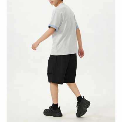 コットンポリ　バイカラーヘム　Tシャツ　N1591