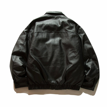 ダウンライナー　PUレザー　フライトジャケット　N816