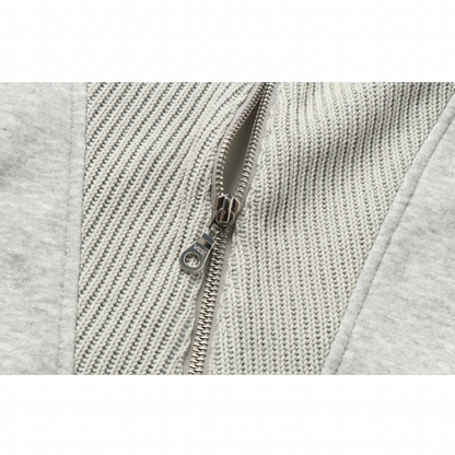 リブカラー　ハーフジップ　スウェット　N982