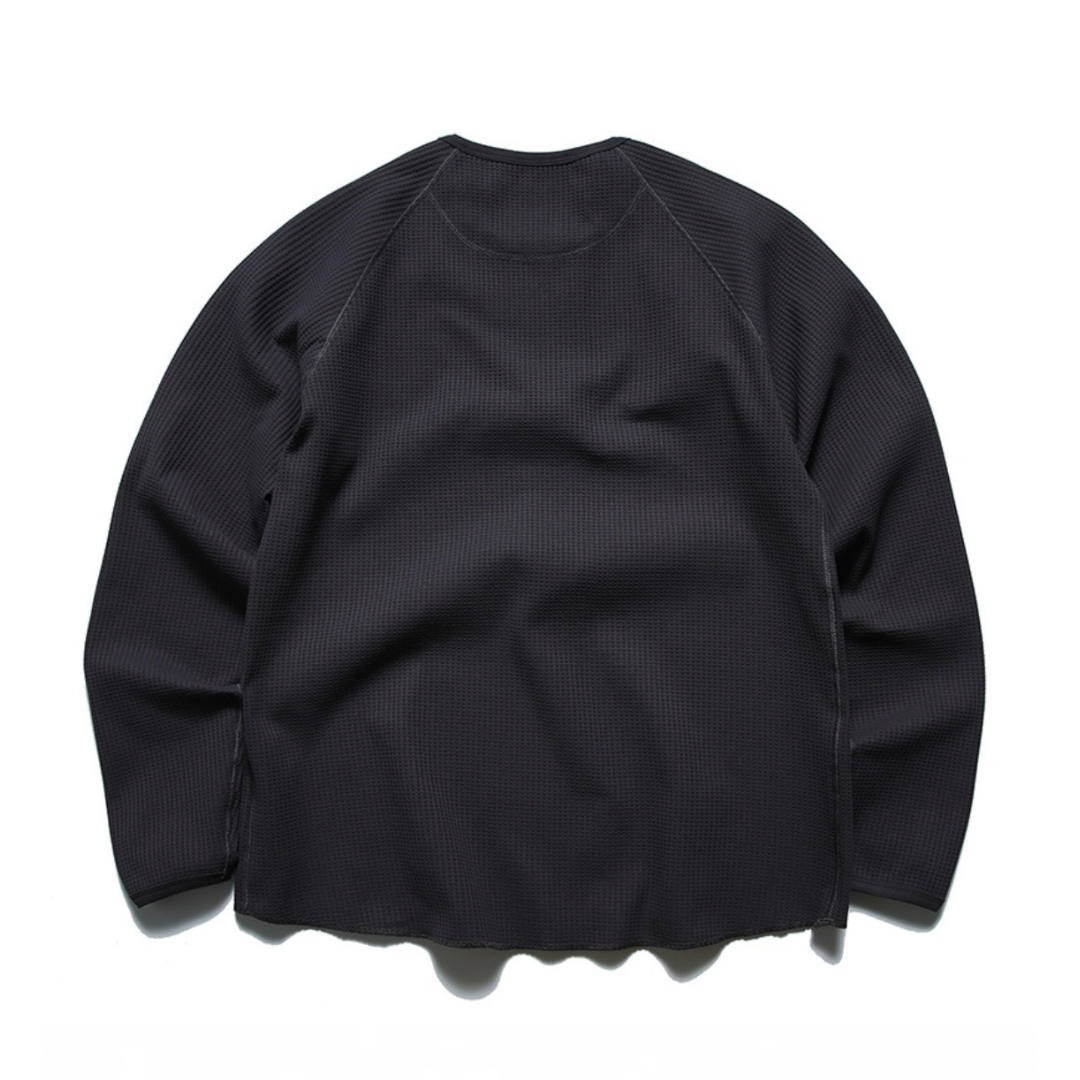 速乾ワッフル　長袖Ｔシャツ　N1232