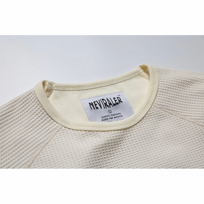 速乾ワッフル　長袖Ｔシャツ　N1232