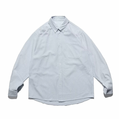 コットンポリ　ロンドンストライプ　シャツ　N1268