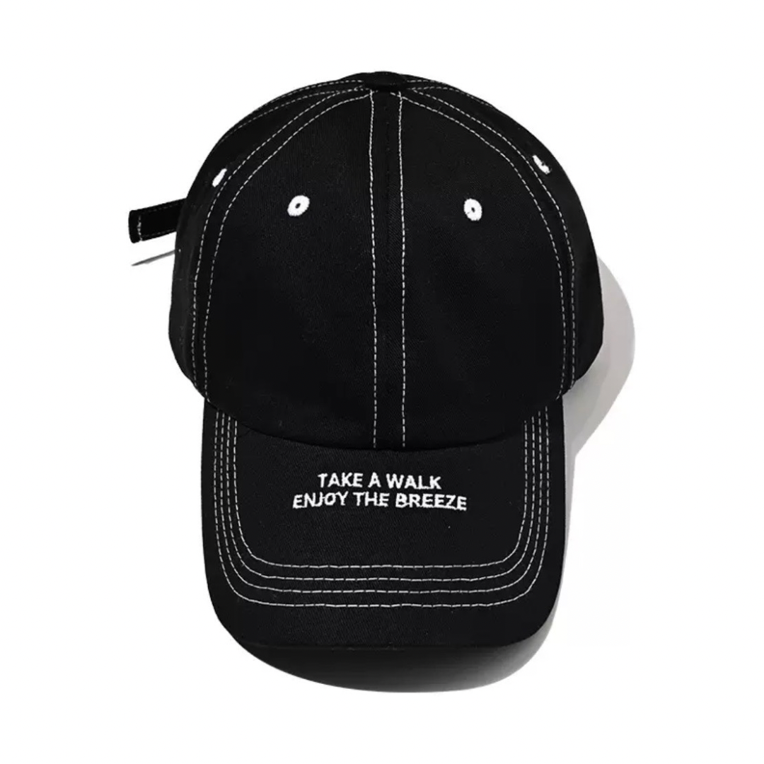 ブリム　ロゴプリント　キャップ　N1302