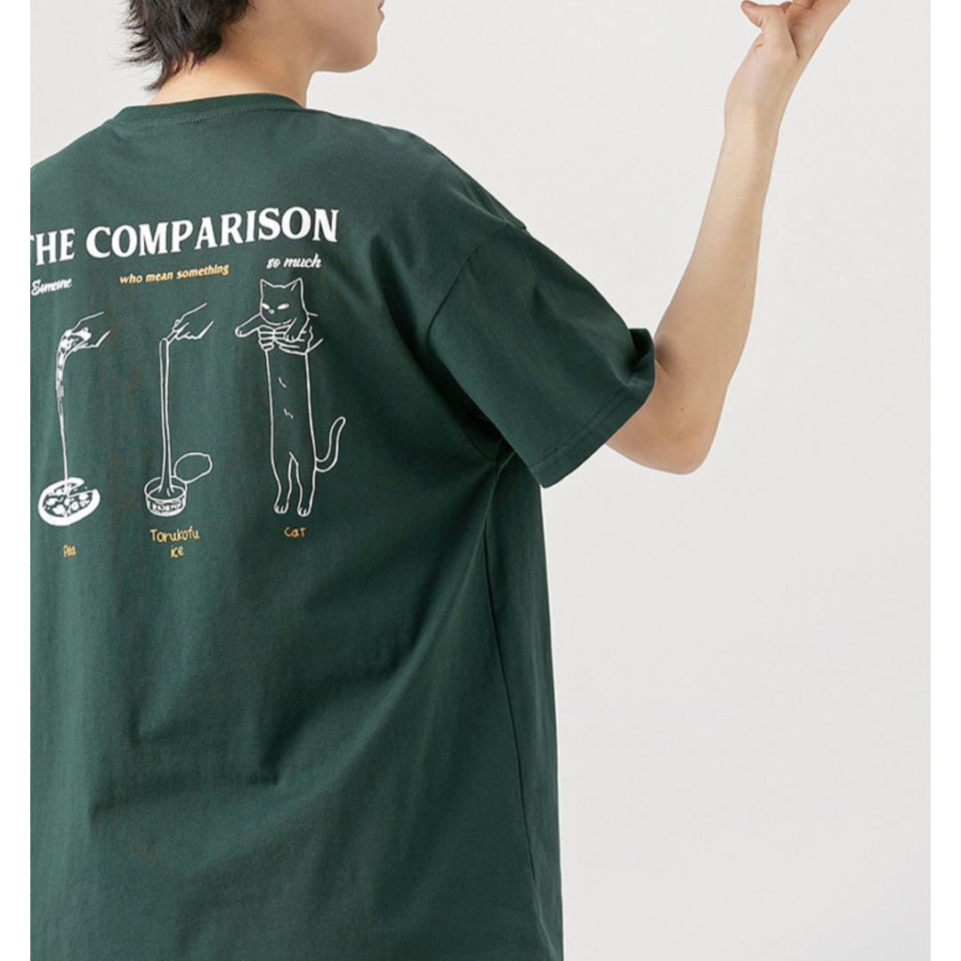【THE COMPARISON】CAT　プリントTシャツ　N436
