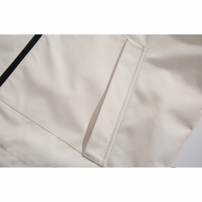 バイカラー　ポリエステル　フードジャケット　N1284