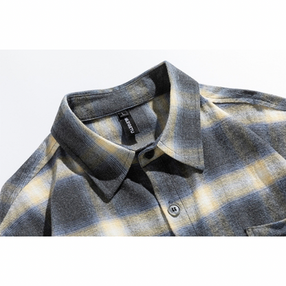 トーンカラー　ライトネルシャツ　N1214