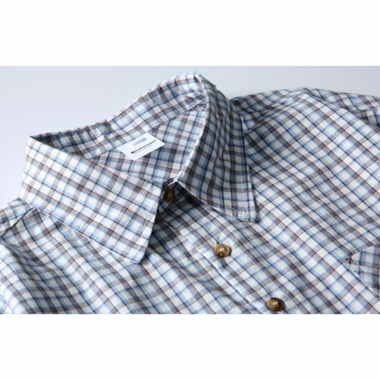 トラディショナルチェック　ブロードシャツ　N1059