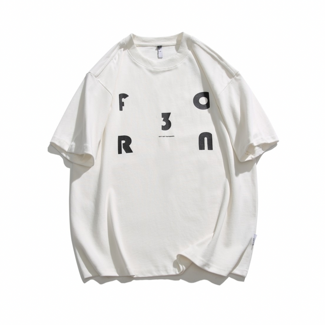 【FORN3】ロゴプリント　Tシャツ　N1376 ホワイト