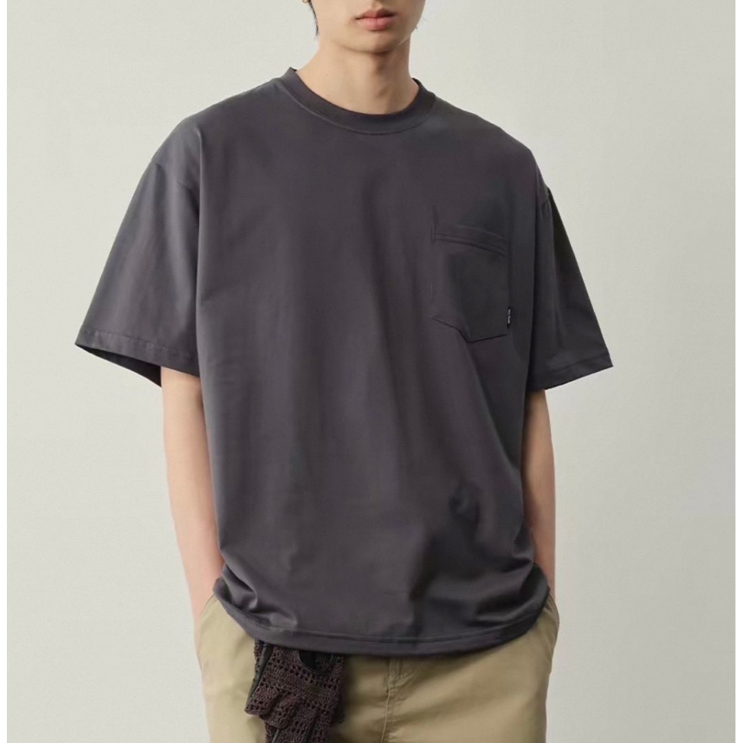 コットンポリ　ドロストヘム　　Tシャツ　N1573
