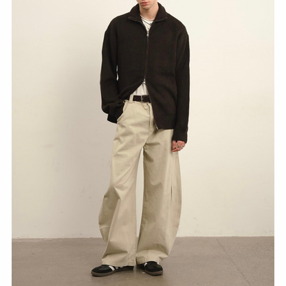 ドライバーズニット ジップアップ カーディガン　N930