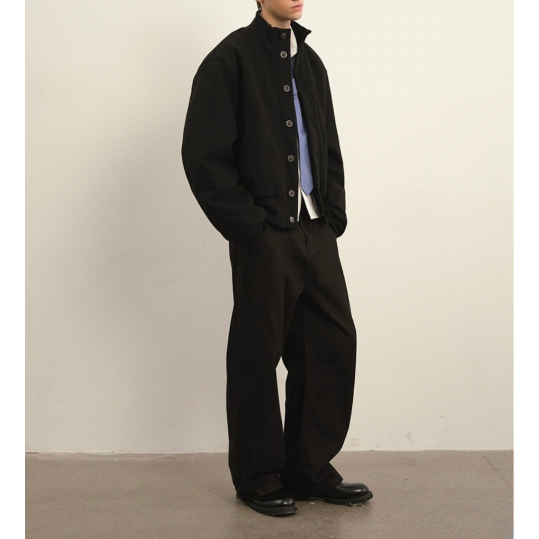 ライナーキルティング　スタンドカラー　ジャケット　N935