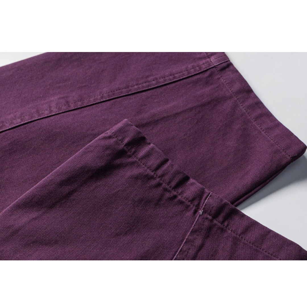 カラーデニム　５ポケットパンツ　N1080