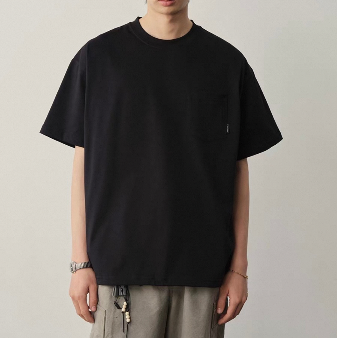 コットンポリ　ドロストヘム　　Tシャツ　N1573