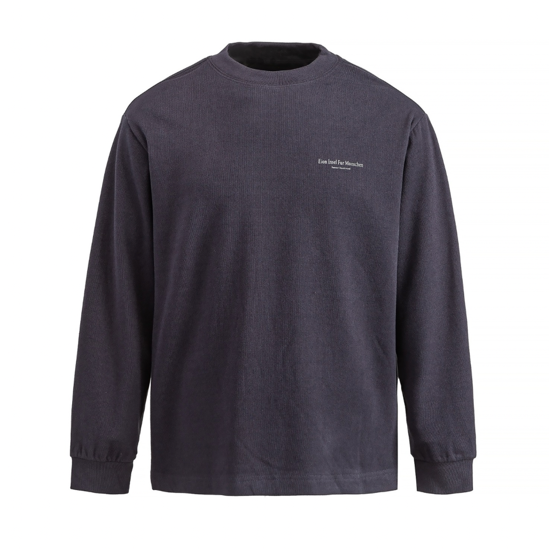 【Eion Insel】ストレッチ　ポリエステル　長袖Tシャツ　N1725