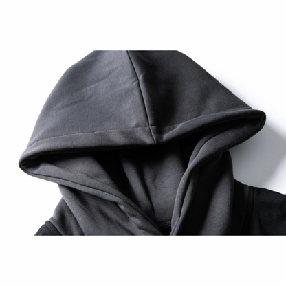 ストレッチ　ポリコットン　フードパーカー　N980