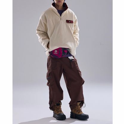 起毛PE　パテッド　スタンドカラージャケット　N946