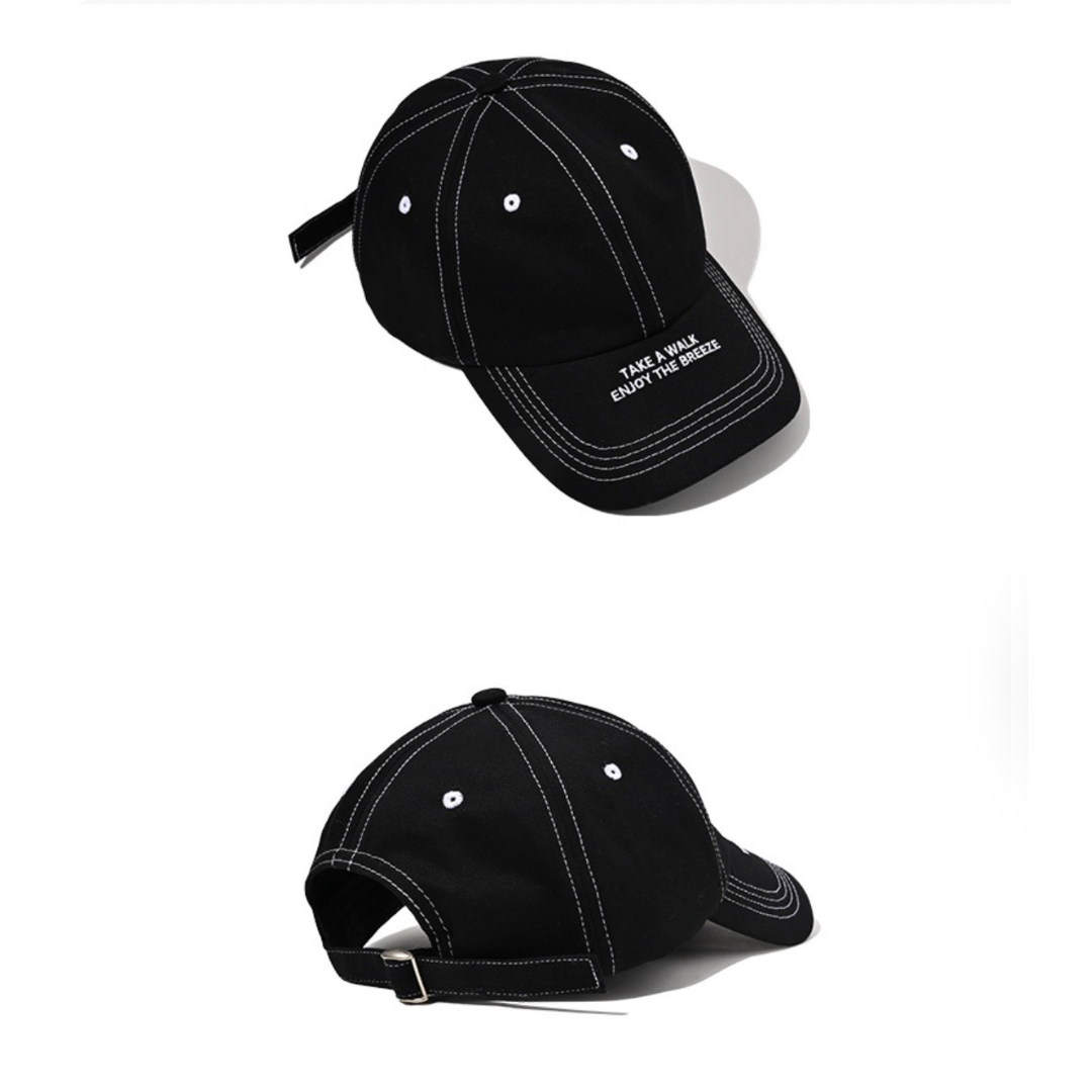 ブリム　ロゴプリント　キャップ　N1302