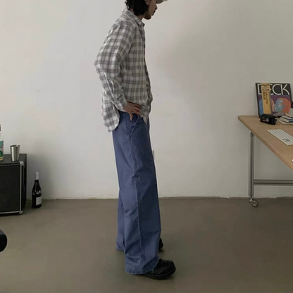 ブルーワーカー　ワイド　パンツN285