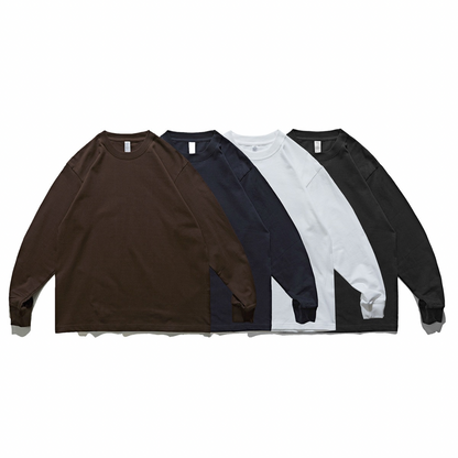 ベーシック　ワイド長袖Tシャツ　N1366