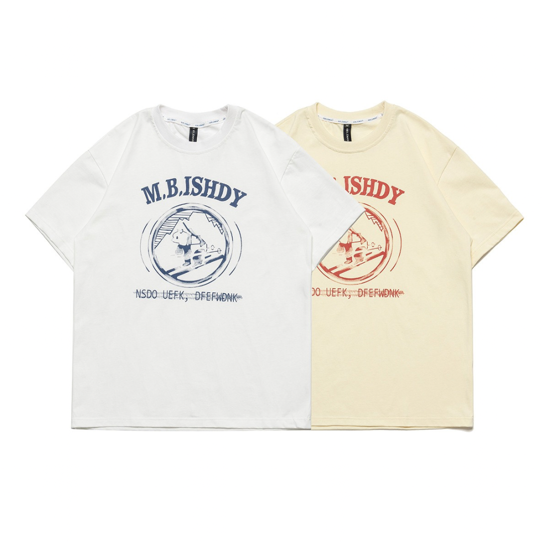 【M.H.ISHDY】プリントＴシャツ　N437