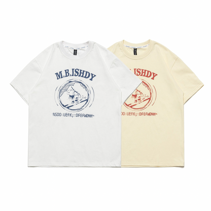 【M.H.ISHDY】プリントＴシャツ　N437