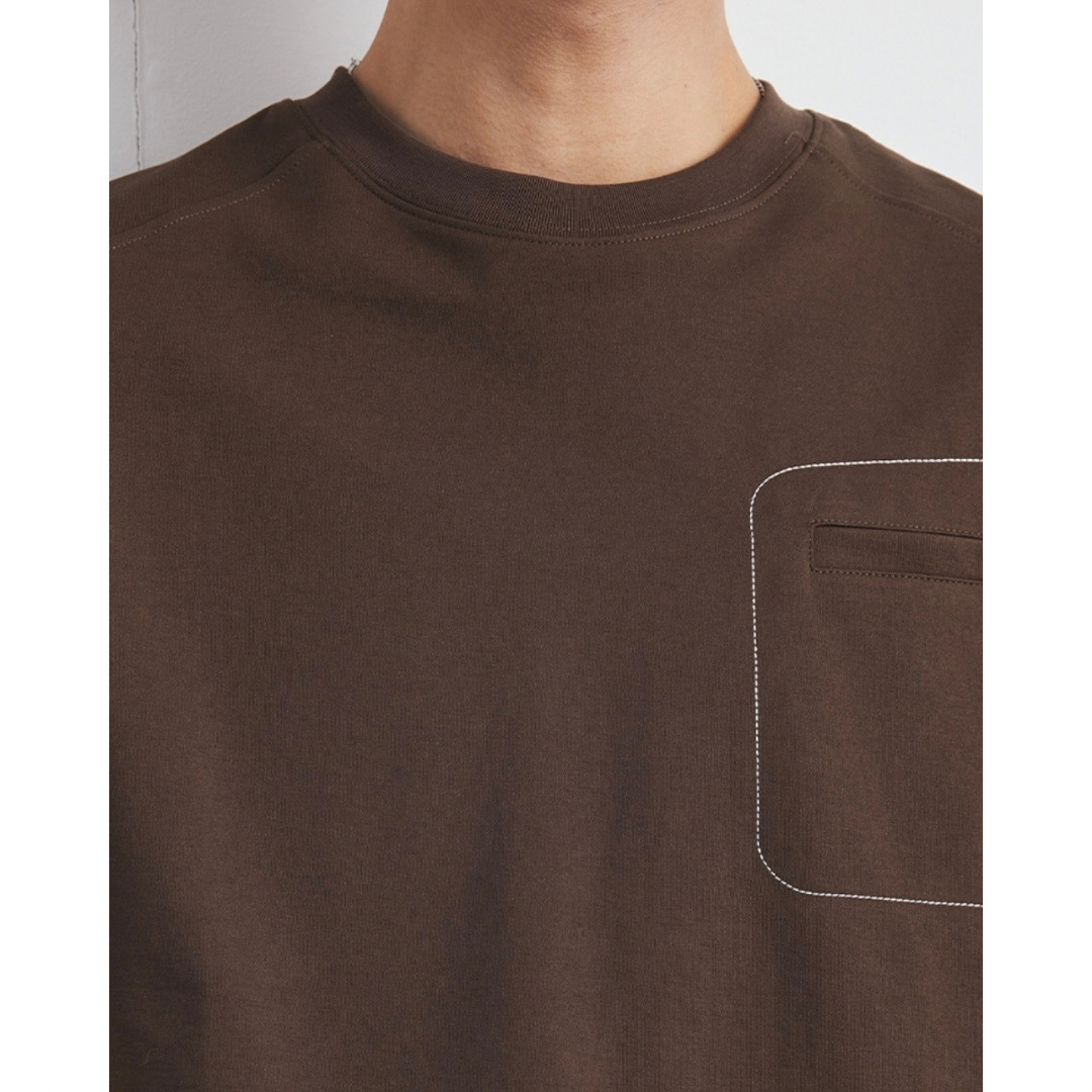 ラインポケット　コットンポリ　Tシャツ　　N1455