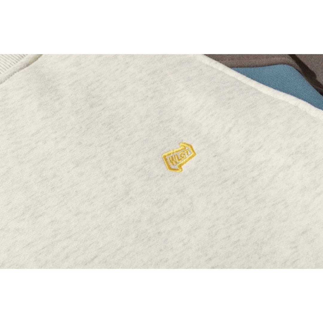 パネルカラー　クルーネックスウェット　N1239