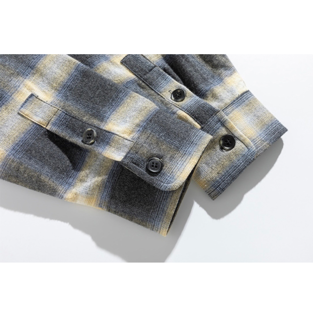 トーンカラー　ライトネルシャツ　N1214