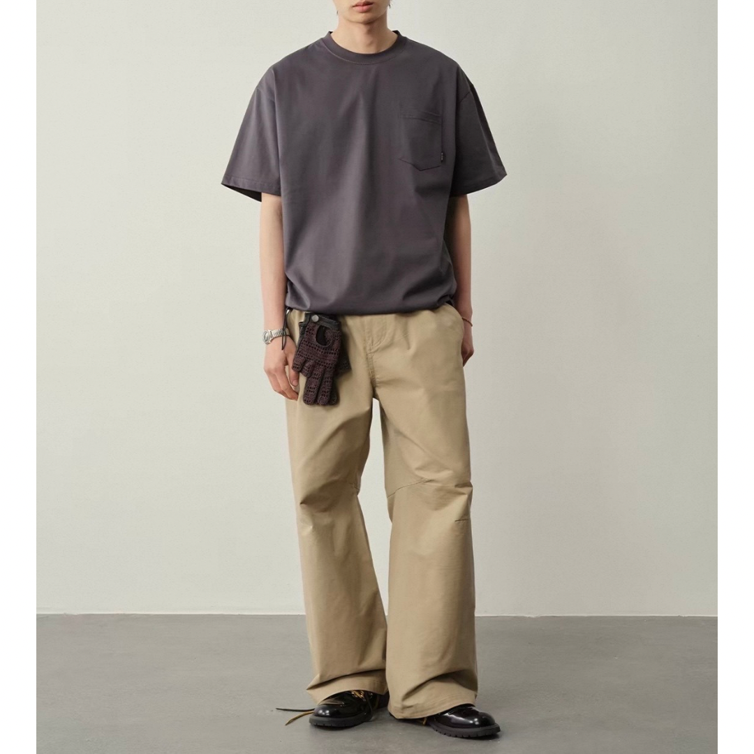 コットンポリ　ドロストヘム　　Tシャツ　N1573