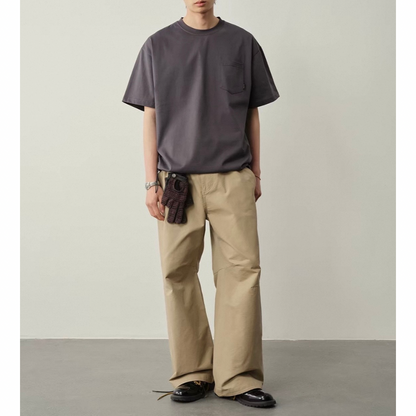 コットンポリ　ドロストヘム　　Tシャツ　N1573