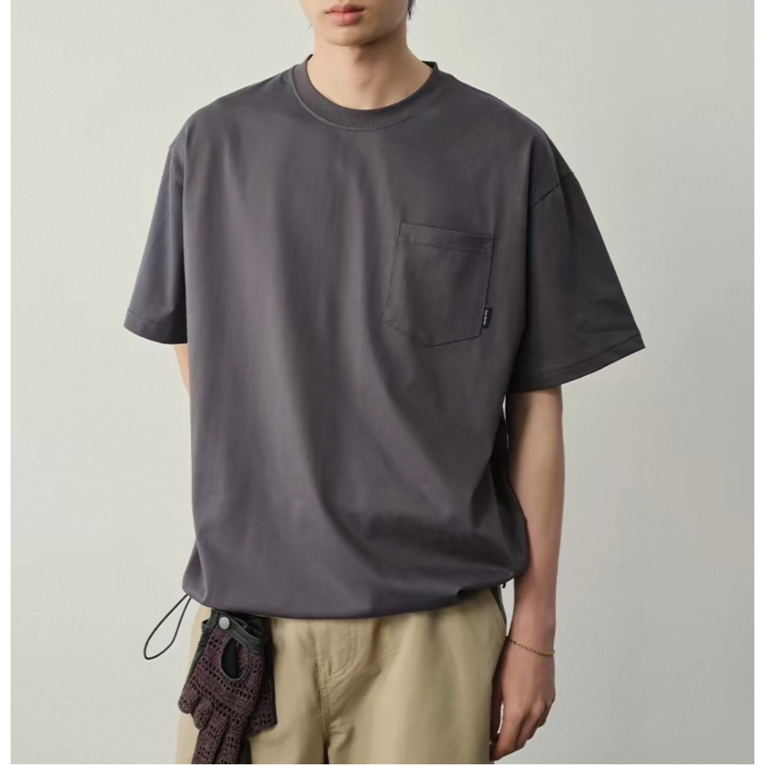コットンポリ　ドロストヘム　　Tシャツ　N1573
