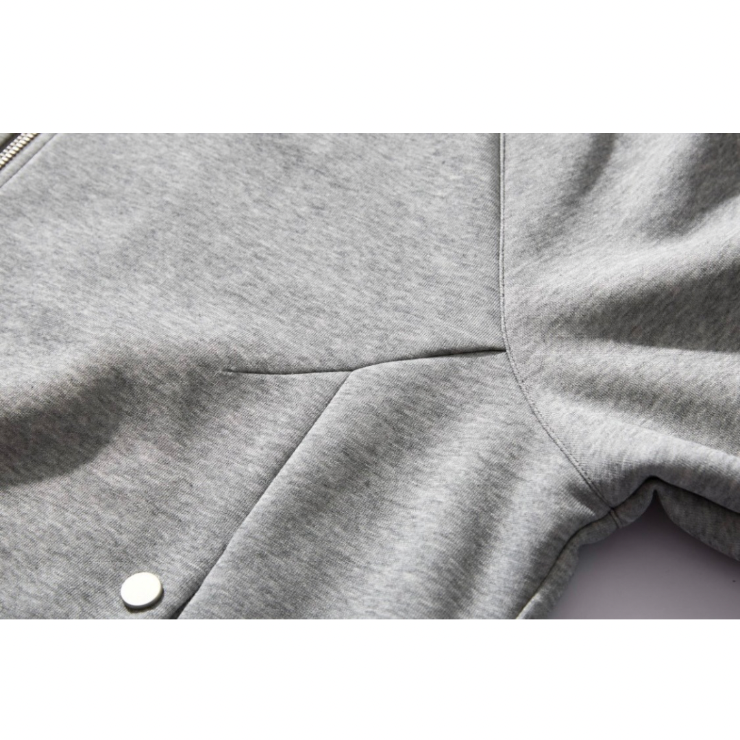 コットンポリエステル　スタンドカラージャケット　N1067