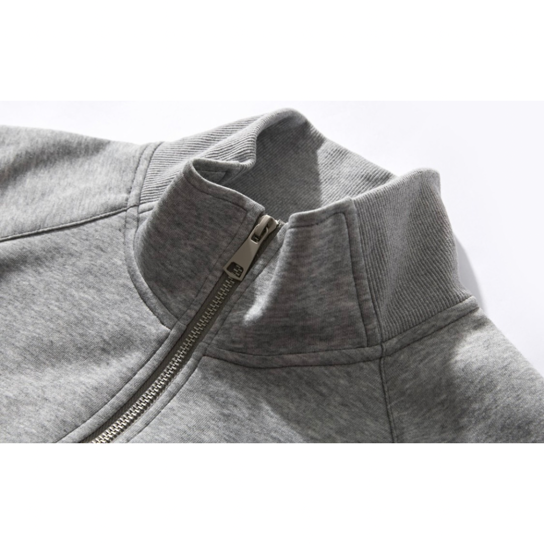 コットンポリエステル　スタンドカラージャケット　N1067