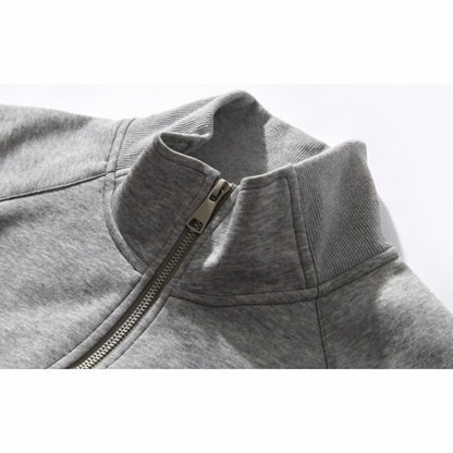 コットンポリエステル　スタンドカラージャケット　N1067