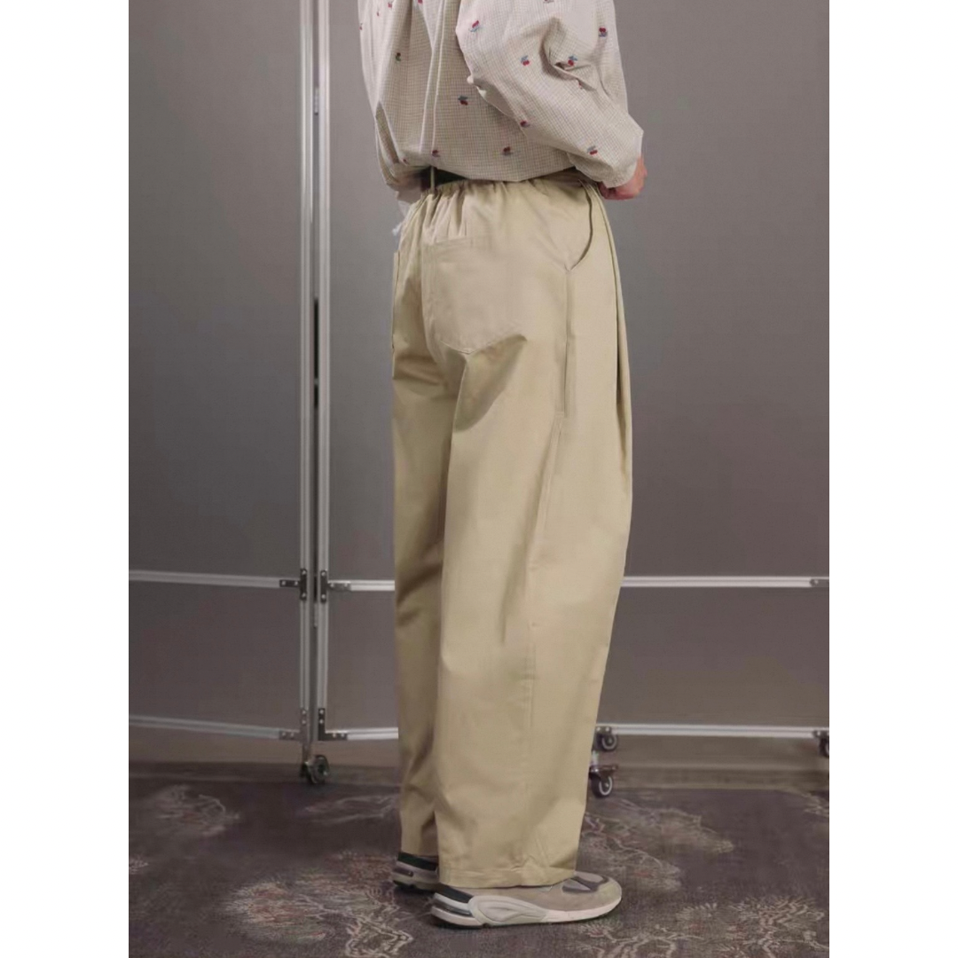 チノ　ワイドタック　パンツ　N1484