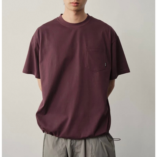 コットンポリ　ドロストヘム　　Tシャツ　N1573