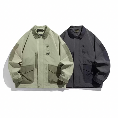 バイカラーナイロン　ユーティリティ　ジャケット　N1213