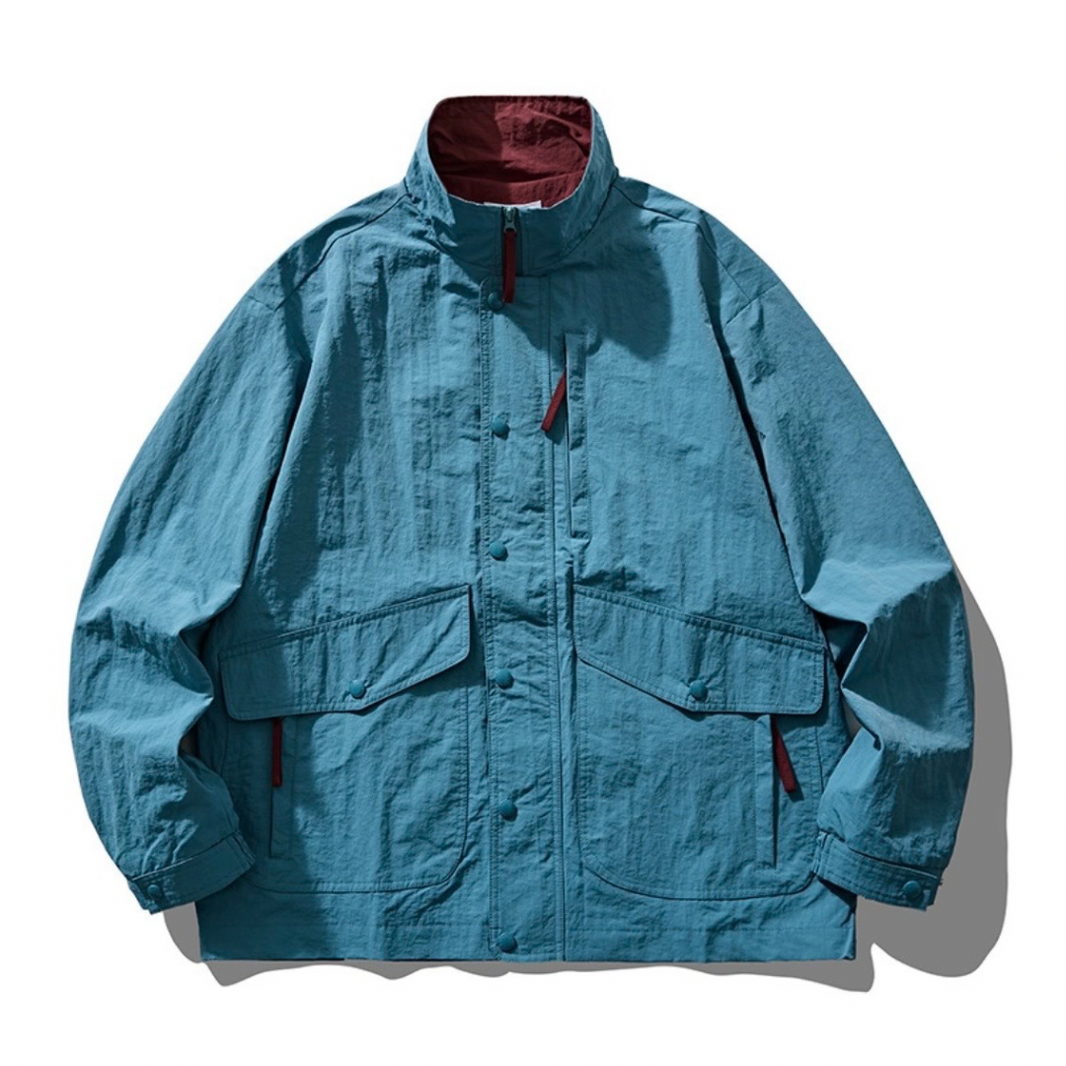 Washed Nylon Mountain Jacket N1282 セルリアンブルー