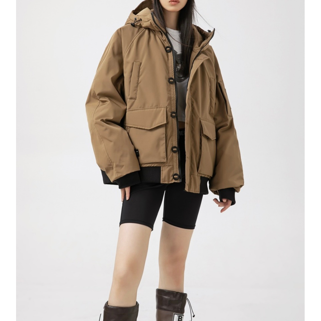 900FPダウン　ユーティリティ　フードジャケット　N952