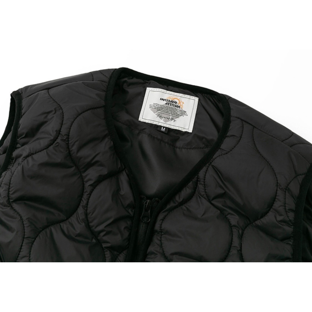 パチポケット　キルティングベスト　N1243