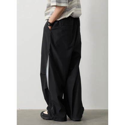 サイドジップ　ベンチレーション　ワイドパンツ　N331
