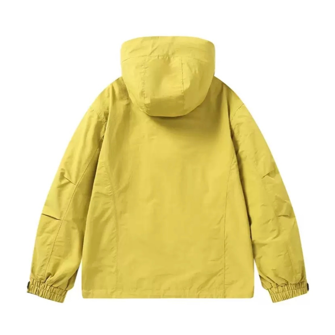 コットンナイロン　フードジャケット　N1221