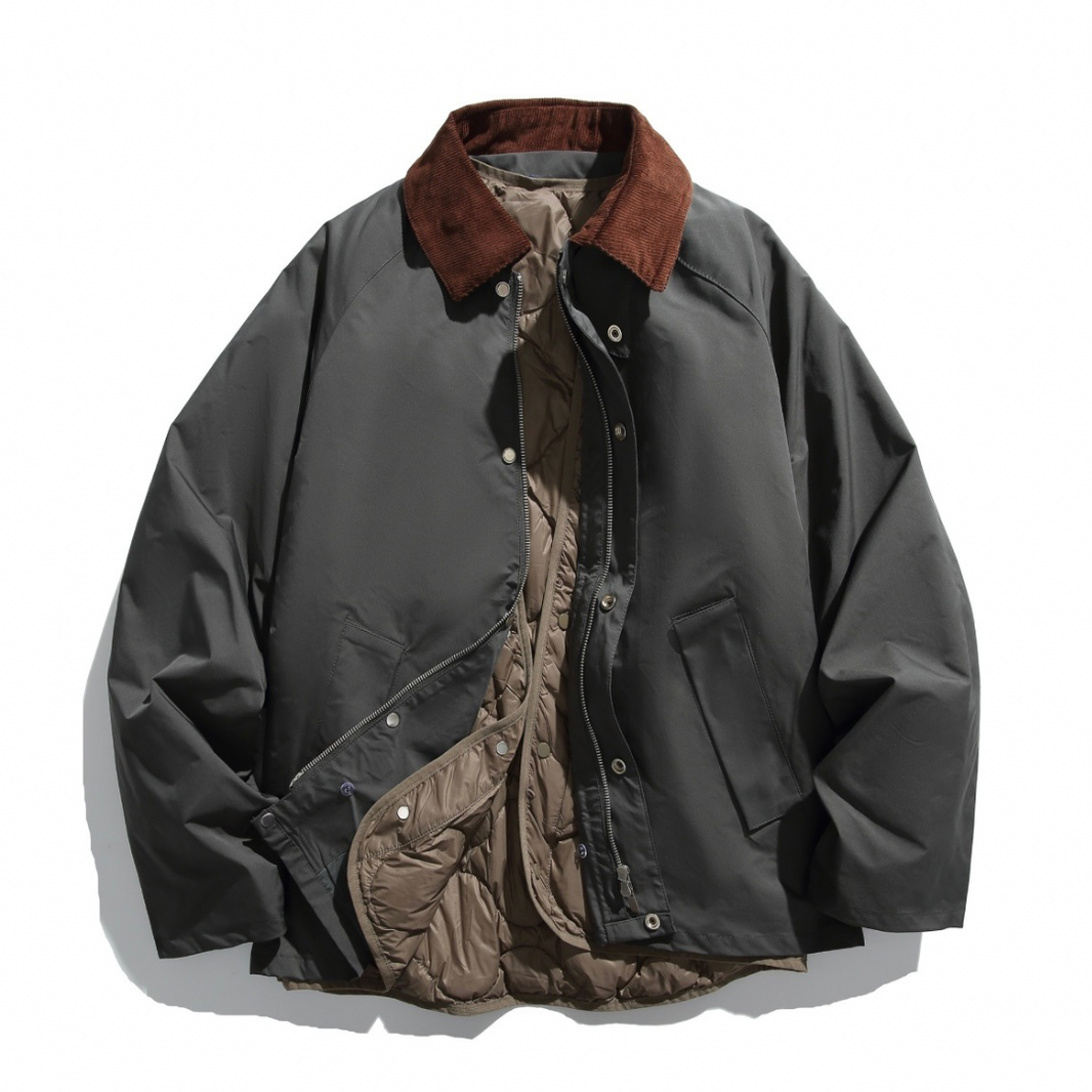 3-Way Quilted &amp; Hunting Jacket N826 Army green