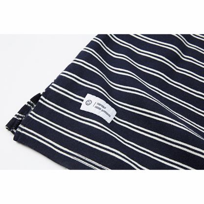 カノコボーダー　ストレッチ　ロングスリーブ　Tシャツ　N107