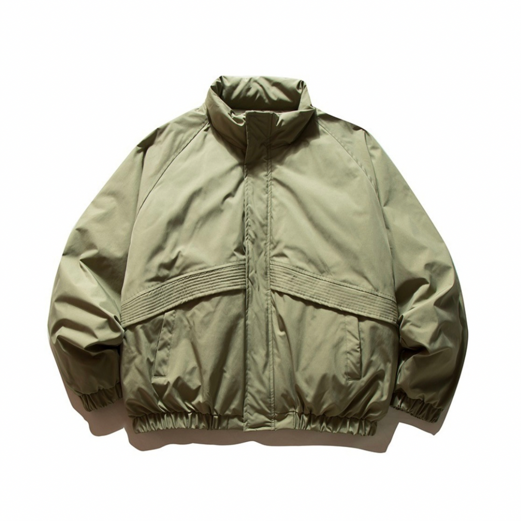 White Down Military Stand Jacket N950 ビーングリーン
