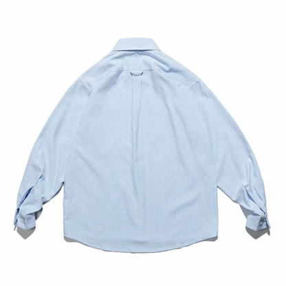 コットンポリ　ロンドンストライプ　シャツ　N1268