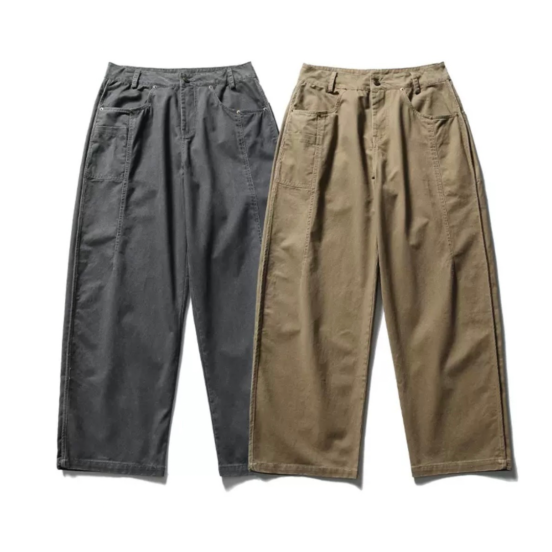 ステッチタック　チノ　ワイドパンツ　N1240