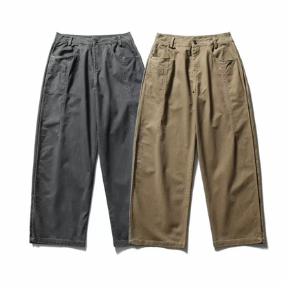 ステッチタック　チノ　ワイドパンツ　N1240