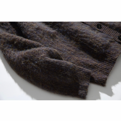 フェードジャガード　ストレッチニット　カーディガン　N883